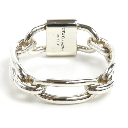 TIFFANY&Co. ティファニー シルバー925 1837 スモール ダブルロック リング・指輪 15号 5.5g レディース【中古】