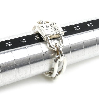 TIFFANY&Co. ティファニー シルバー925 1837 スモール ダブルロック リング・指輪 15号 5.5g レディース【中古】