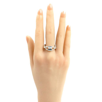 TIFFANY&Co. ティファニー シルバー925 1837 スモール ダブルロック リング・指輪 15号 5.5g レディース【中古】