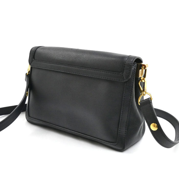 LOUIS VUITTON ルイ・ヴィトン ドーフィーヌ ソフトMM ショルダーバッグ ブラック M25209 IC レディース【中古】【美品】