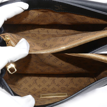 LOUIS VUITTON ルイ・ヴィトン ドーフィーヌ ソフトMM ショルダーバッグ ブラック M25209 IC レディース【中古】【美品】