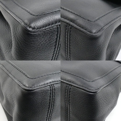 LOUIS VUITTON ルイ・ヴィトン ドーフィーヌ ソフトMM ショルダーバッグ ブラック M25209 IC レディース【中古】【美品】