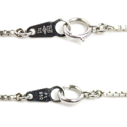Pt850プラチナ ネックレス ベネチアン 4.7g 40cm レディース【中古】
