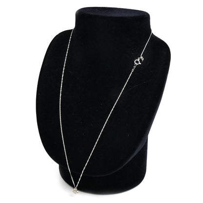 Pt1000/850 ネックレス ダイヤモンド1.222ct 3.3g ～50cm 一粒ダイヤ レディース【中古】