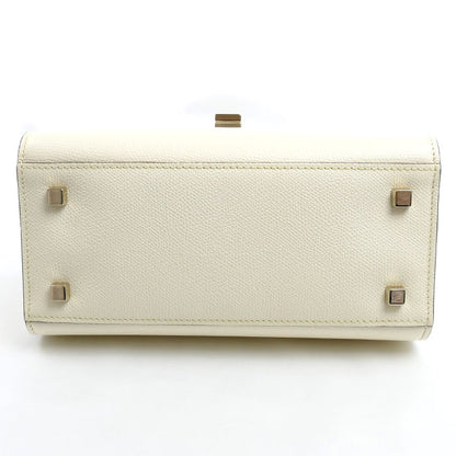 Valextra ヴァレクストラ イジィデ ミニ 2Wayショルダーバッグ ホワイト WBES0036028LOC99WW レディース【中古】【美品】