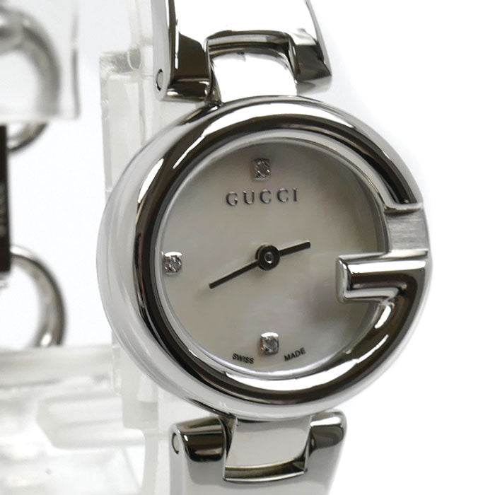 GUCCI グッチ Gバルーン シェル 3Pダイヤ 腕時計 電池式 134.5 レディース【中古】