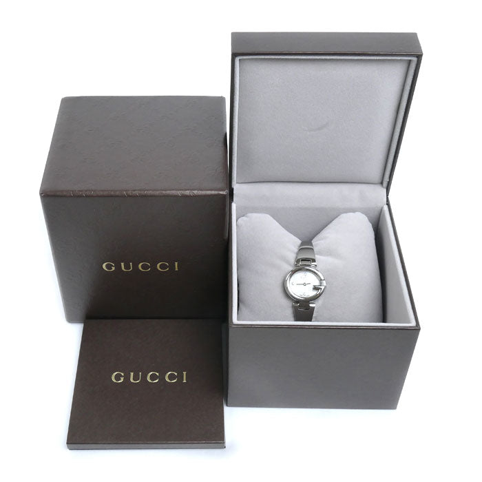 GUCCI グッチ Gバルーン シェル 3Pダイヤ 腕時計 電池式 134.5 レディース【中古】