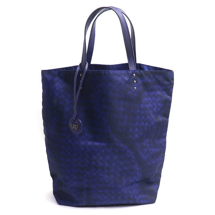 BOTTEGAVENETA ボッテガヴェネタ イントレッチオ リュージョン トートバッグ ブルー/ブラック 299871 レディース【中古】