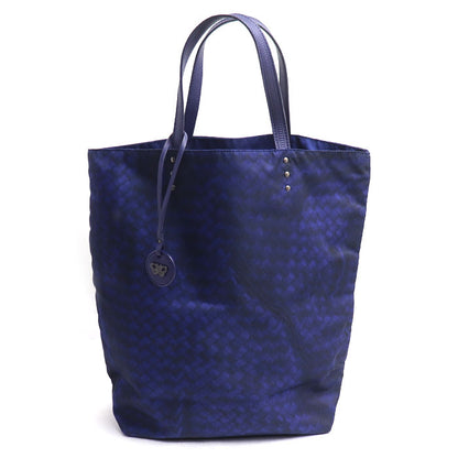 BOTTEGAVENETA ボッテガヴェネタ イントレッチオ リュージョン トートバッグ ブルー/ブラック 299871 レディース【中古】