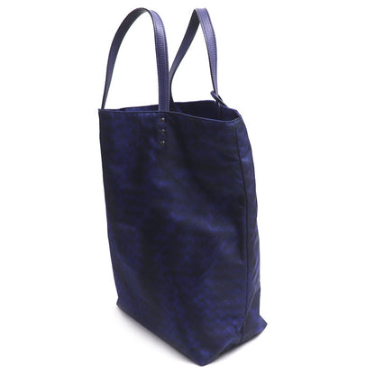BOTTEGAVENETA ボッテガヴェネタ イントレッチオ リュージョン トートバッグ ブルー/ブラック 299871 レディース【中古】