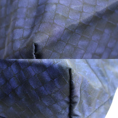 BOTTEGAVENETA ボッテガヴェネタ イントレッチオ リュージョン トートバッグ ブルー/ブラック 299871 レディース【中古】