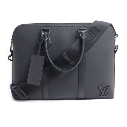 LOUIS VUITTON ルイ・ヴィトン テイクオフ ブリーフケース ビジネスバッグ アエログラム ブラック M59159 ICチップ メンズ【中古】【美品】