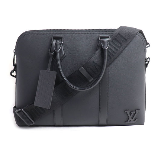 LOUIS VUITTON ルイ・ヴィトン テイクオフ ブリーフケース ビジネスバッグ アエログラム ブラック M59159 ICチップ メンズ【中古】【美品】