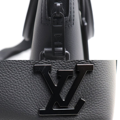 LOUIS VUITTON ルイ・ヴィトン テイクオフ ブリーフケース ビジネスバッグ アエログラム ブラック M59159 ICチップ メンズ【中古】【美品】