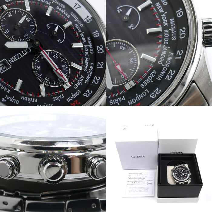 CITIZEN シチズン エコドライブ 腕時計 ソーラー CA0087-71E/B612-S126495 メンズ【中古】