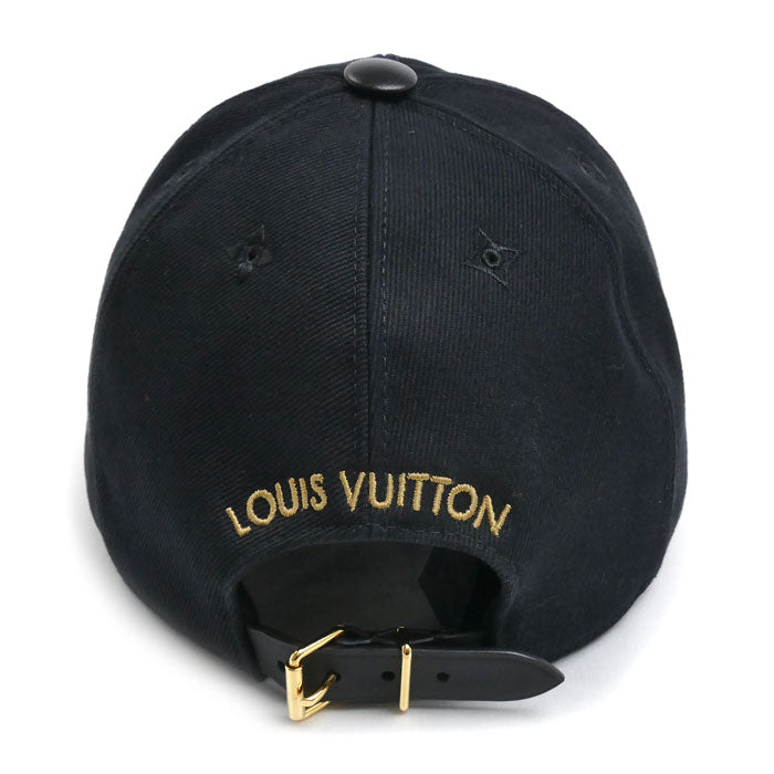 LOUIS VUITTON ルイ・ヴィトン LVアイコニック キャップ ブラック M7050L AL5202 レディース【中古】