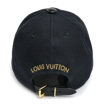 LOUIS VUITTON ルイ・ヴィトン LVアイコニック キャップ ブラック M7050L AL5202 レディース【中古】