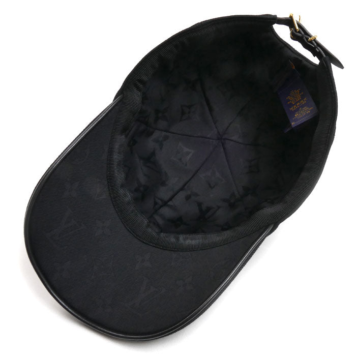 LOUIS VUITTON ルイ・ヴィトン LVアイコニック キャップ ブラック M7050L AL5202 レディース【中古】