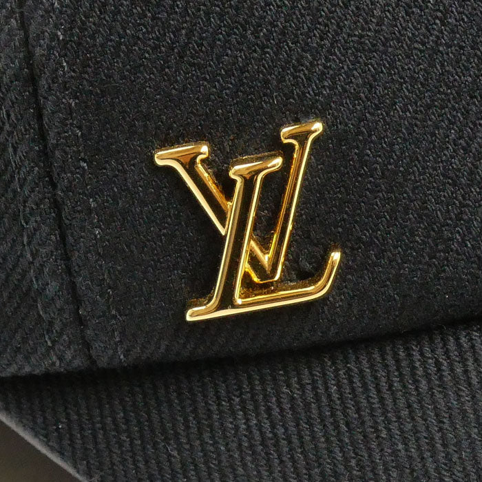 LOUIS VUITTON ルイ・ヴィトン LVアイコニック キャップ ブラック M7050L AL5202 レディース【中古】