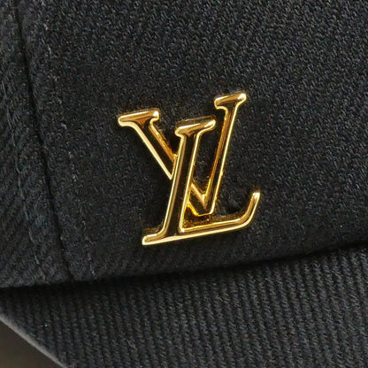 LOUIS VUITTON ルイ・ヴィトン LVアイコニック キャップ ブラック M7050L AL5202 レディース【中古】