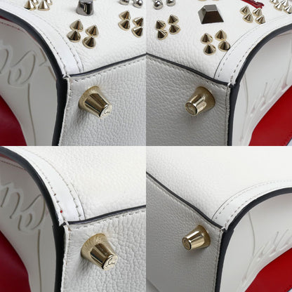 Christian Louboutin クリスチャンルブタン パロマS ミディアム 2Wayショルダーバッグ スノー/レッド/ゴールド 3195275 Q288 レディース【中古】【美品】