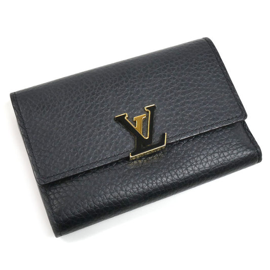 LOUIS VUITTON ルイ・ヴィトン ポルトフォイル カプシーヌ コンパクト 三つ折り財布 M62157 MI0179 レディース【中古】