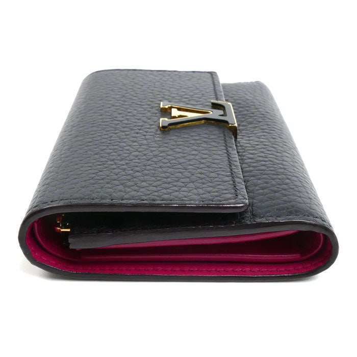 LOUIS VUITTON ルイ・ヴィトン ポルトフォイル カプシーヌ コンパクト 三つ折り財布 M62157 MI0179 レディース【中古】