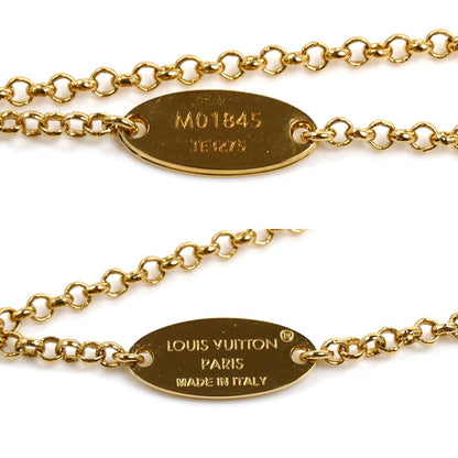 LOUIS VUITTON ルイ・ヴィトン メタル ネックレス レディ LV ネックレス M01845 TE3275 41cm レディース【中古】