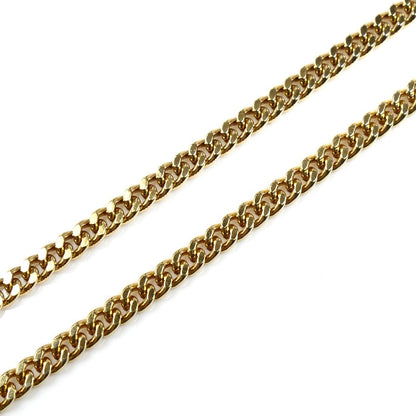 K18YG イエローゴールド ネックレス 喜平2面カット 11.9g 50cm ユニセックス【中古】