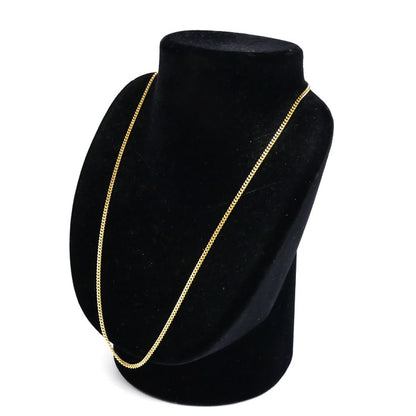 K18YG イエローゴールド ネックレス 喜平2面カット 11.9g 50cm ユニセックス【中古】