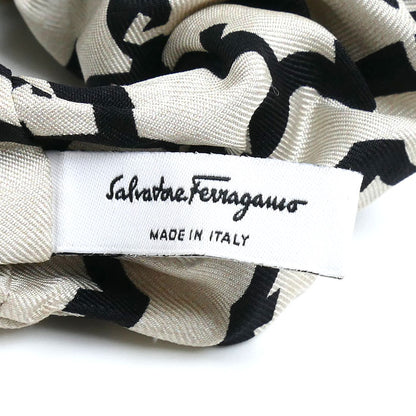Salvatore Ferragamo サルヴァトーレフェラガモ シルク ガンチーニ ヘアアクセサリー シュシュ レディース【中古】