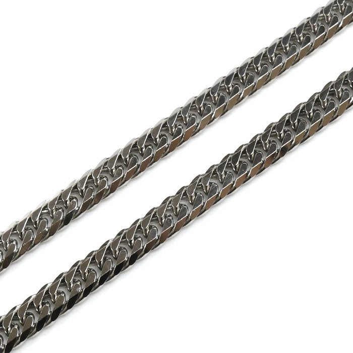 Pt850プラチナ ネックレス 喜平6面Wカット 50.1g 50cm メンズ【中古】