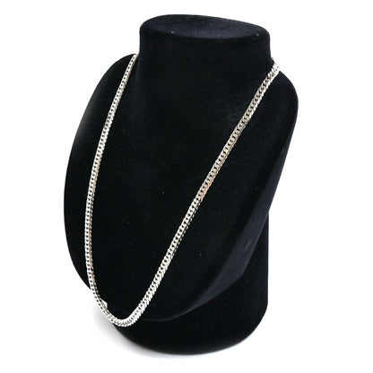 Pt850プラチナ ネックレス 喜平6面Wカット 50.1g 50cm メンズ【中古】