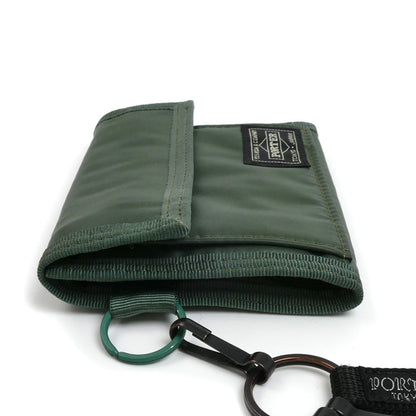 PORTER ポーター カプセルウォレット 三つ折り財布 カーキ 555-06440 メンズ【中古】【美品】