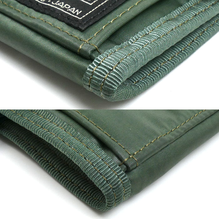 PORTER ポーター カプセルウォレット 三つ折り財布 カーキ 555-06440 メンズ【中古】【美品】