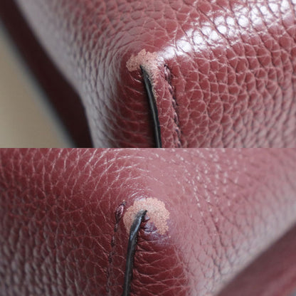 COACH コーチ チャーリーバスケットバッグ 2Wayショルダーバッグ ボルドー/ベージュ/ピンク 5152 レディース【中古】