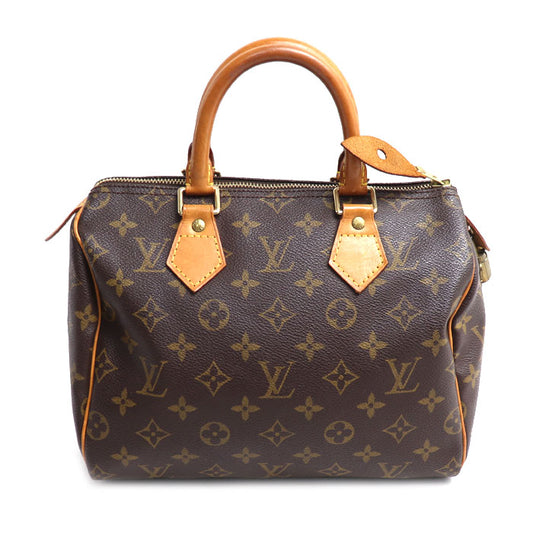 LOUIS VUITTON ルイ・ヴィトン スピーディ25 ハンドバッグ モノグラム ブラウン M41528 SD0041 レディース【中古】