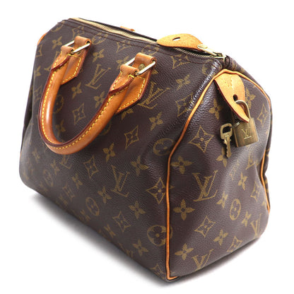 LOUIS VUITTON ルイ・ヴィトン スピーディ25 ハンドバッグ モノグラム ブラウン M41528 SD0041 レディース【中古】
