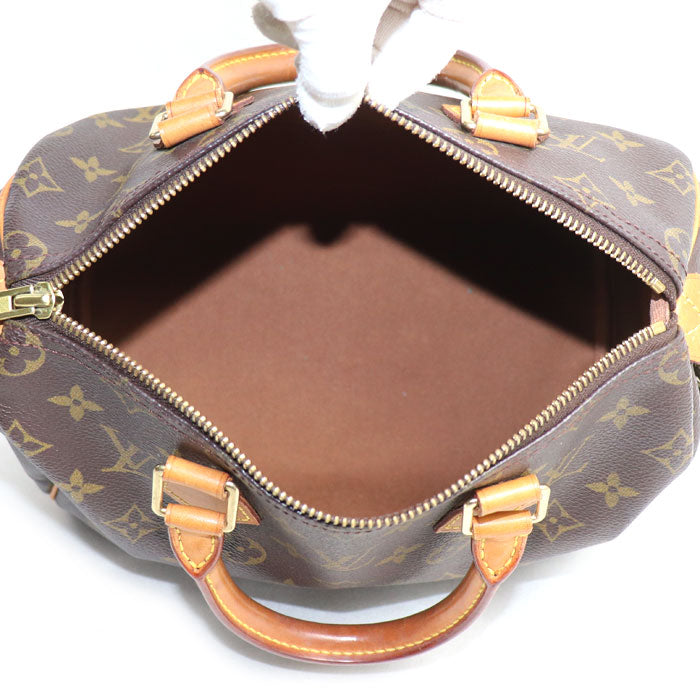 LOUIS VUITTON ルイ・ヴィトン スピーディ25 ハンドバッグ モノグラム ブラウン M41528 SD0041 レディース【中古】