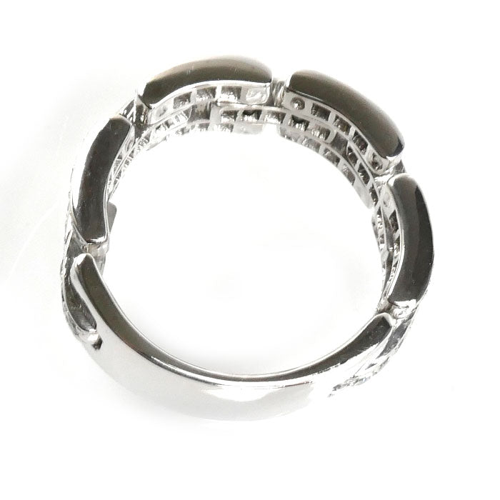 K18WG ホワイトゴールド リング・指輪 ダイヤモンド0.76ct 16号 9.1g ユニセックス【中古】【美品】