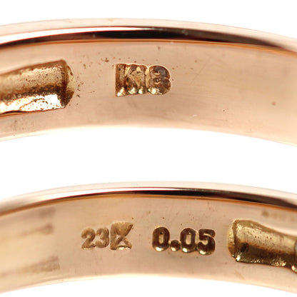 23ku 23区 K18PG ピンクゴールド リング・指輪 ダイヤモンド0.05ct 11号 2.4g レディース【中古】