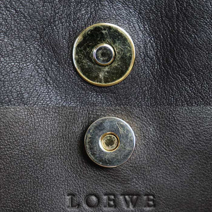 LOEWE ロエベ アナグラム スエード トートバッグ ベージュ ブラウン レディース【中古】