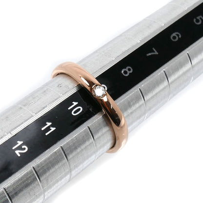 K18PG ピンクゴールド リング・指輪 ダイヤモンド0.05ct 9号 2.1g レディース【中古】