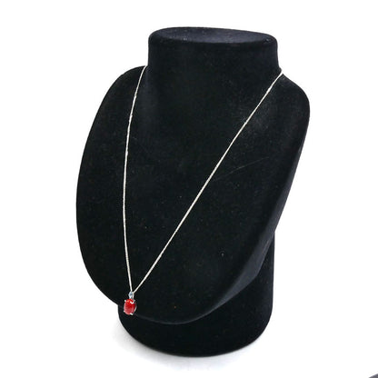 GSTV Pt950プラチナ ネックレス サンゴ1.00ct アクアマリン0.05ct 4.4g ～45cm フリーチェーン レディース【中古】
