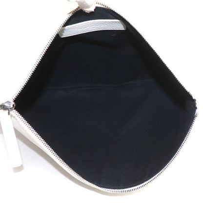 BALENCIAGA バレンシアガ ショッピング クリップM クラッチバッグ ホワイト 485110 メンズ【中古】