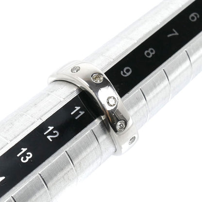 K18WG ホワイトゴールド リング・指輪 ダイヤモンド0.10ct 10号 2.3g レディース【中古】【美品】