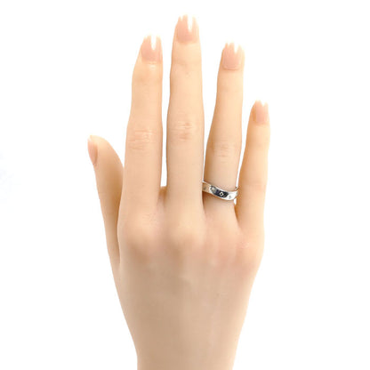 K18WG ホワイトゴールド リング・指輪 ダイヤモンド0.10ct 10号 2.3g レディース【中古】【美品】