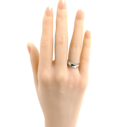 K18WG ホワイトゴールド リング・指輪 ダイヤモンド0.10ct 8号 2.3g レディース【中古】【美品】
