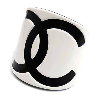 CHANEL シャネル プラスチック 01P ココマーク ワイド バングル レディース【中古】