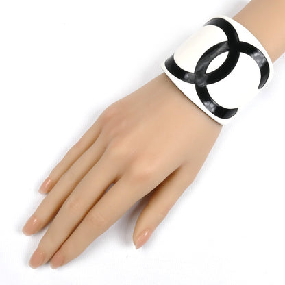 CHANEL シャネル プラスチック 01P ココマーク ワイド バングル レディース【中古】